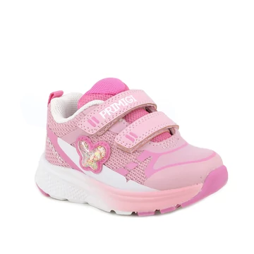 Lány sportcipő, rózsaszín, pillangós, 27