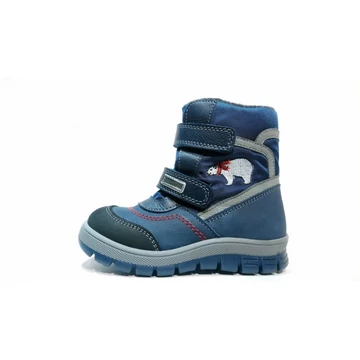 Fiú Szamos bokacsizma, jegyesmedve mintával, 27