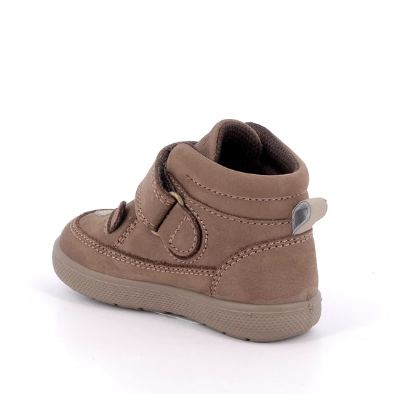 Fiú bokacipő, barna színben, tépőzárral, 23