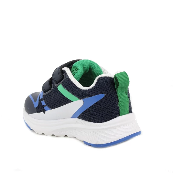 Fiú sportcipő, sötétkék-zöld, 27