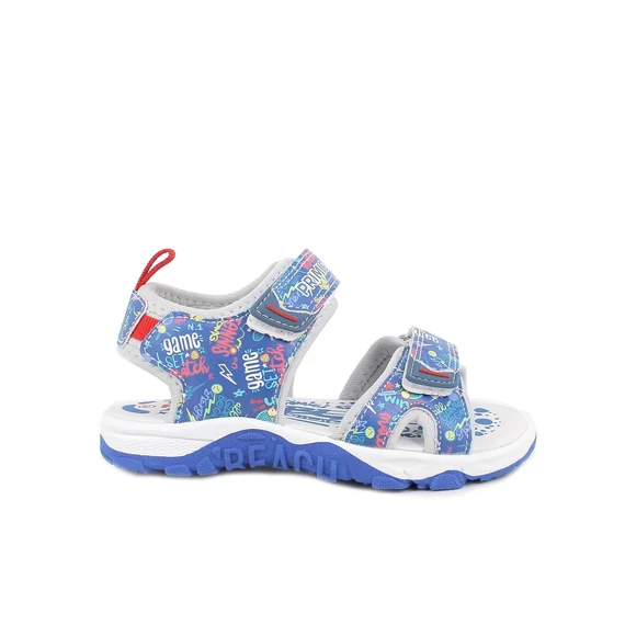 Kisfiú szandál,  kék mintás, 26