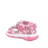 Kislány szandál, rózsaszín mintás, 25